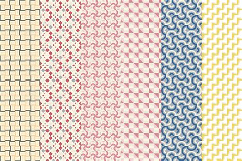 Seamless set of pattern. Modern graphic concept. Futuristic design ...