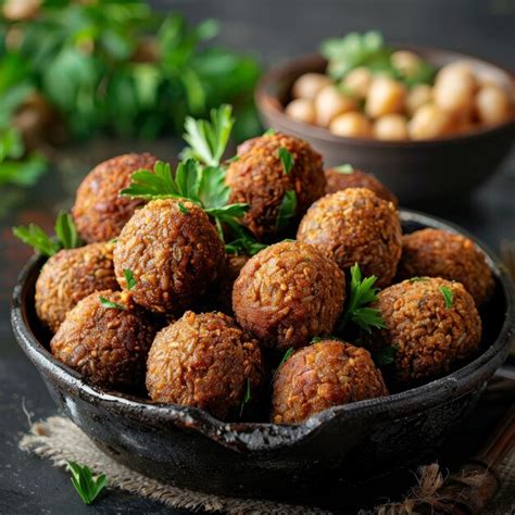 Premium Photo Falafel Balls Fried Chickpea Balls Traditional Falafels