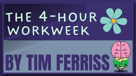 The 4 Hour Work Week By Timothy Ferriss Bigideasgrowingminds