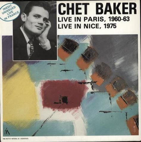 Chet Baker Live In Paris 1960 63 Live In Nice 1975 French Vinyl LP