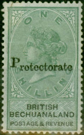 Bechuanaland 1888 1s Green And Black Sg46 Ave Mm Stamps