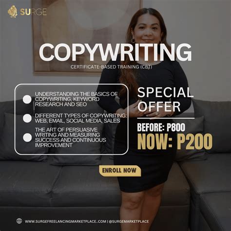 Mastering The Art Of Copywriting Surge Freelancing Academy