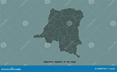 Ituri Location Democratic Republic Of The Congo Administrative Map Stock Video Video Of