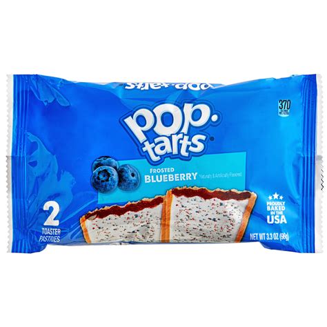 Pop Tarts Frosted Blueberry Toaster Pastry 2 Pack 72case