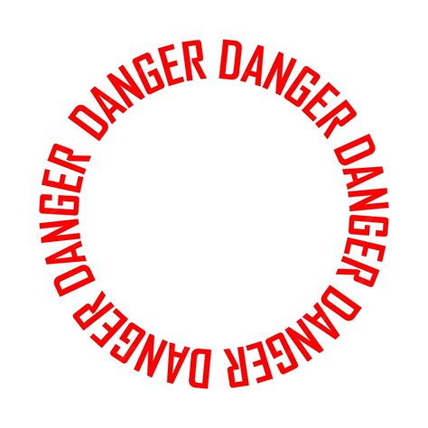 Premium Vector | Danger warning label danger warning sign sticker or
