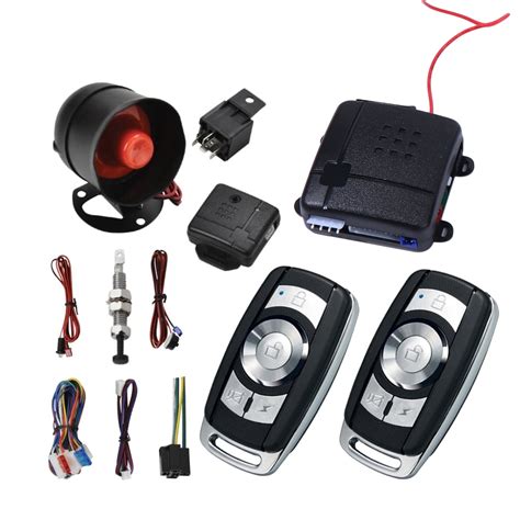 ATriss Car Alarm System with Remote Control, Security Antitheft Alarm ...