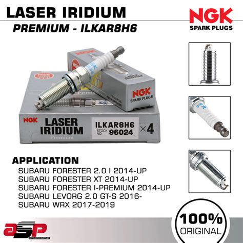 Ngk Ilkar H Laser Iridium Spark Plugs Set Pieces For Subaru