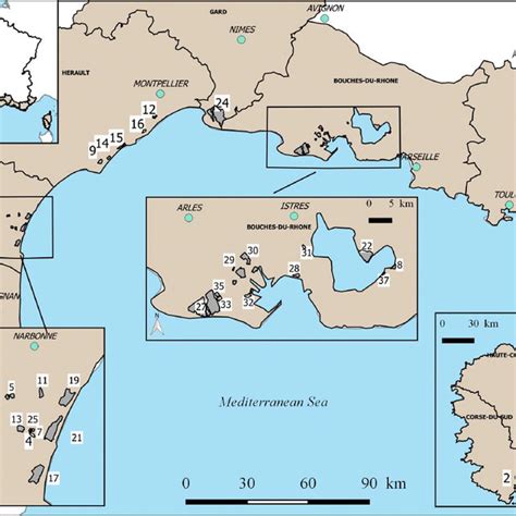 -Distribution of Salinas exploited shortly after World War II in ...