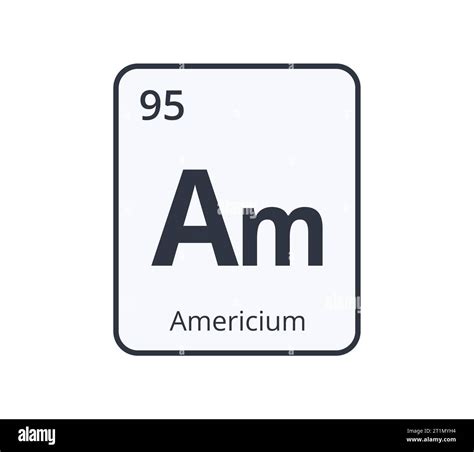 Americium Chemical Symbol Stock Vector Image & Art - Alamy