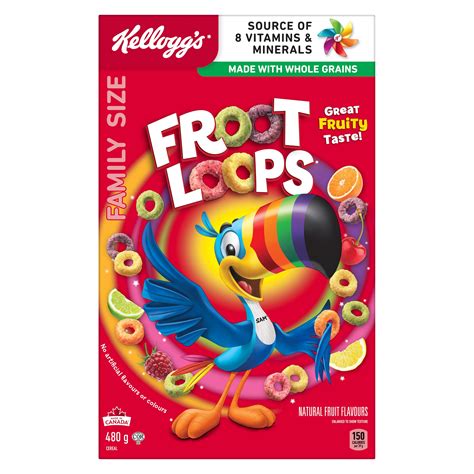 Fruit Loops Cereal Box Sizes