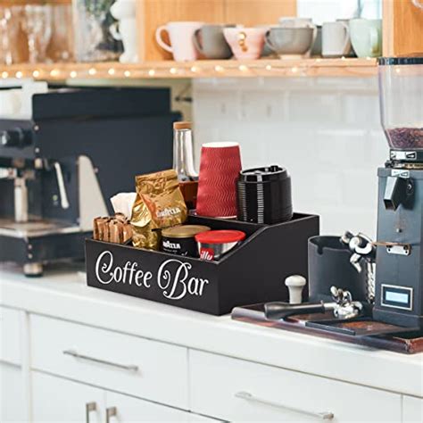 SHINGYU [Upgrade] Coffee Bar Organizer Coffee Station Organizer for Countertop Large K Cup ...