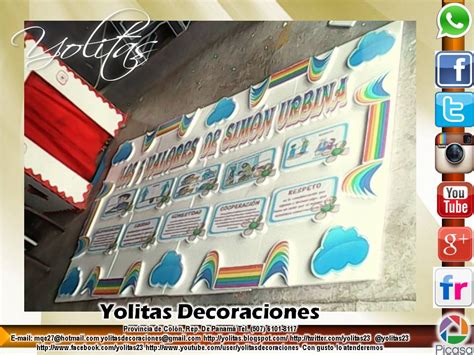 Yolitas Decoraciones Mural para el Instituto Simón Manuel Urbina