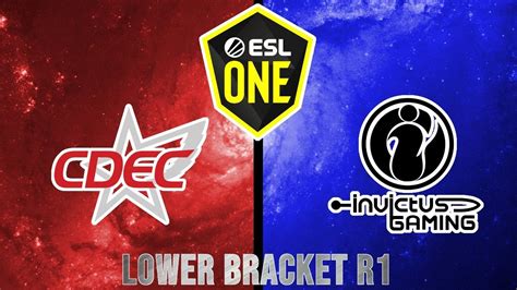 Cdec Vs Invictus Gaming Bo Esl One Birmingham Online China