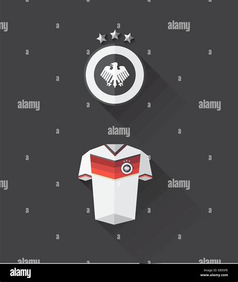 Germany Jersey And Crest Vector Stock Vector Image And Art Alamy