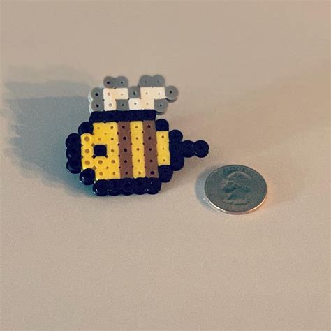 Perler Bead Bee Pins Etsy