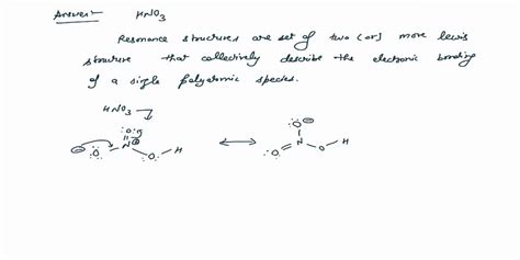 SOLVED: How many resonance structures are needed to describe the ...