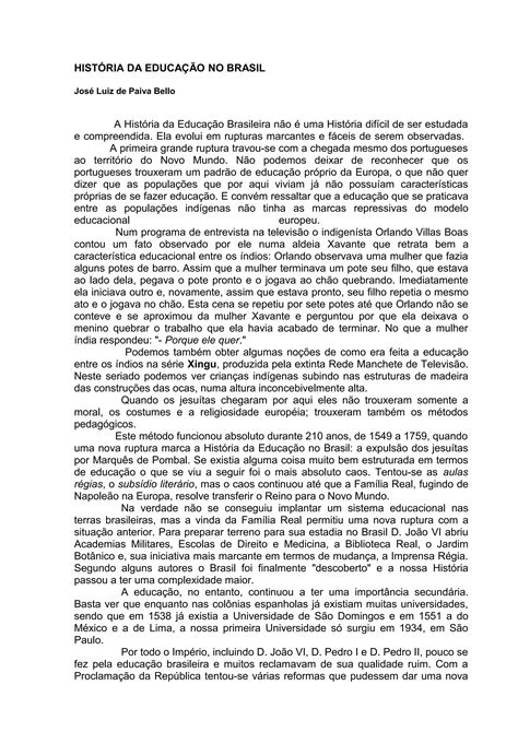 Historia da educacao_no_brasil | DOC