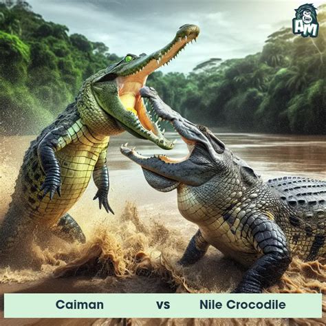 Caiman vs Nile Crocodile: See Who Wins | Animal Matchup