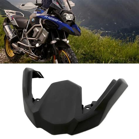 Front Wheel Fender Beak Lip Extension Cowl Nose Cone Cover Black For Bmw R1200gs R 1200