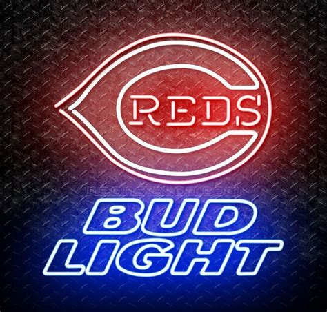 Bud Light Mlb Cincinnati Reds Neon Sign For Sale Neonstation