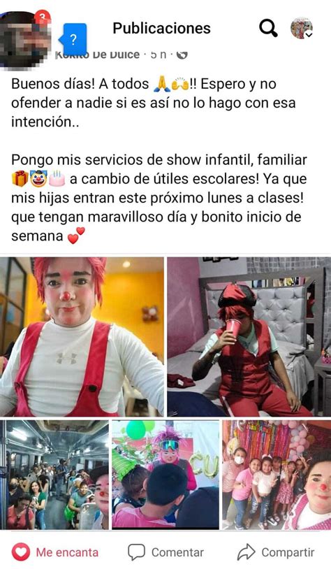 Payaso ofrece shows a cambio de útiles escolares para sus hijas UnoTV