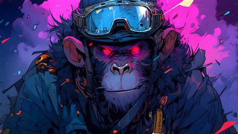 Cartoon Monkey Wallpaper