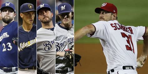 Brewers, Nationals have big pitching contrast