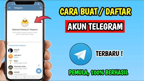 Cara Daftar Telegram Cara Membuat Telegram YouTube