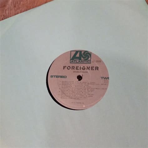 Atlantic Records Media Vintage Double Vision By Foreigner Vinyl