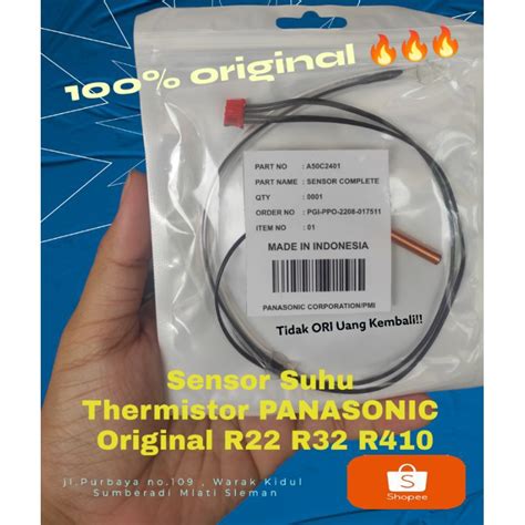 Jual SENSOR SUHU THERMISTOR PANASONIC AC 100 Original R22 R32 R410