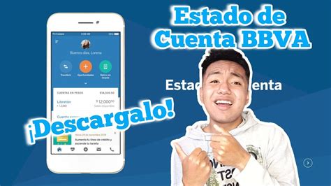 Cómo descargar tu Estado de Cuenta BBVA YouTube