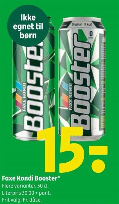 Faxe Kondi Booster Tilbud Hos Coop 365