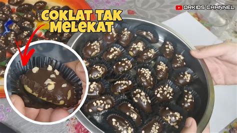 Resepi Biskut Almond London Tips Coklat Tidak Melekat Di Papercup Youtube