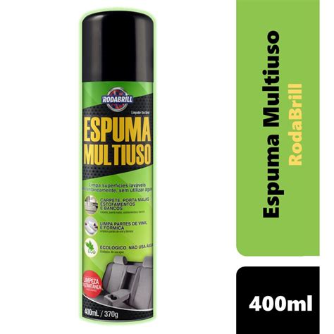 Espuma Mágica Multiuso Para Limpeza A Seco Rodabrill 400ml Shopee Brasil