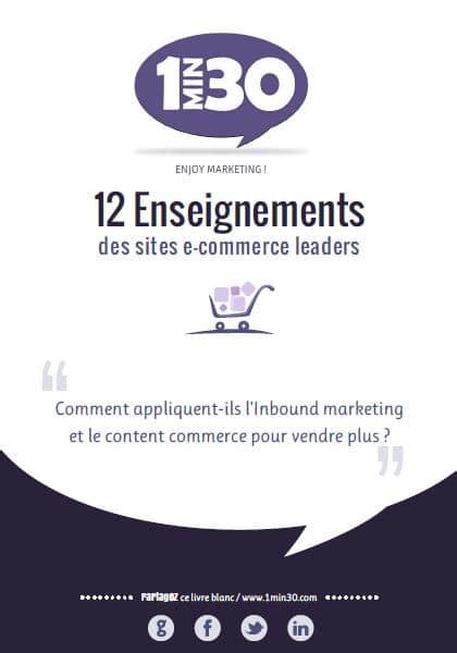 Livre Blanc Enseignements Des Sites E Commerce Leaders Celge