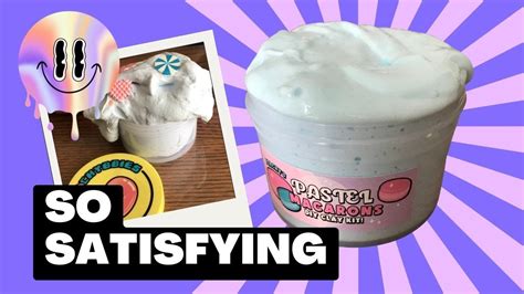 Trying A New Slime Diy Clay Kit From Peachybbies Slime Asmr Youtube