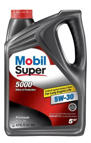 Aceite Sintetico Mobil Super W Garrafa Litros