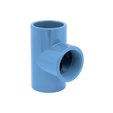 tee cem  pvc hidraulico azul mi tienda