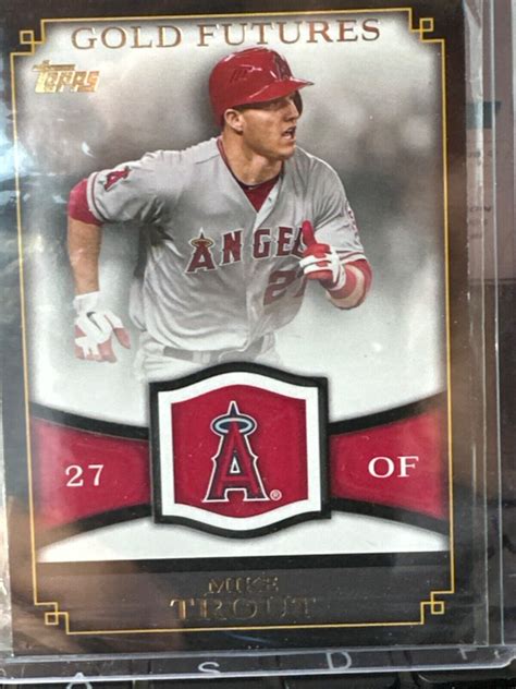 2012 Topps Gold Futures Mike Trout Gf 16 EBay