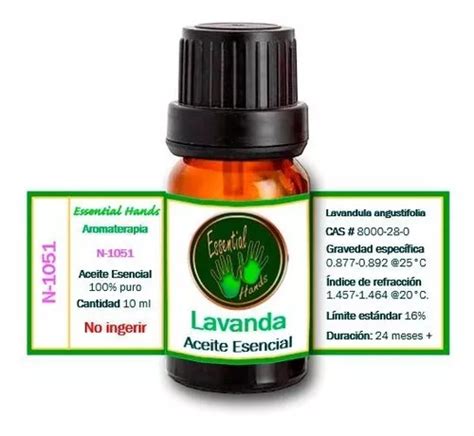 Lavanda Ml Aceite Esencial Aromaterapia Mercadolibre