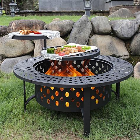 Outdoor Fire Pit Table Wood