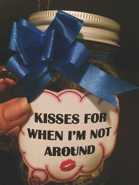 Make A Gift For You Boyfriend With This Kisses For When Im Not Around