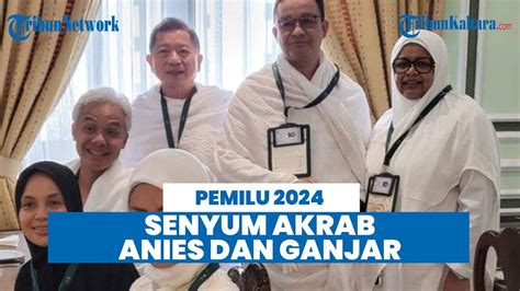 Sungguh Menyejukkan Senyum Akrab Ganjar Pranowo Anies Baswedan