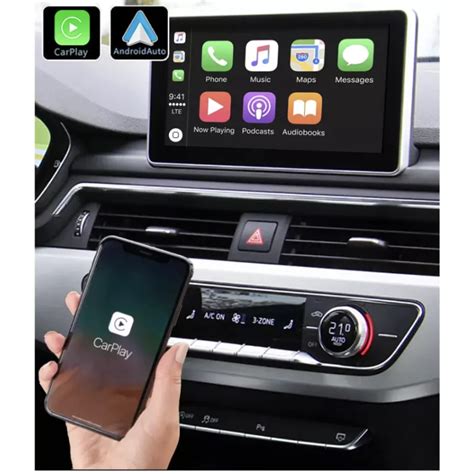 Android Auto Apple Carplay Audi A4 B9 Boitier Adaptateur Sans Fil Hot