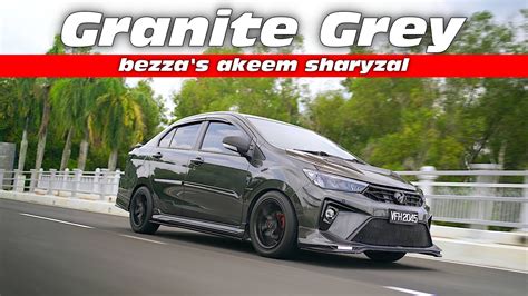 Perodua Bezza Granite Grey Modified By Akeem Sharyzal Youtube