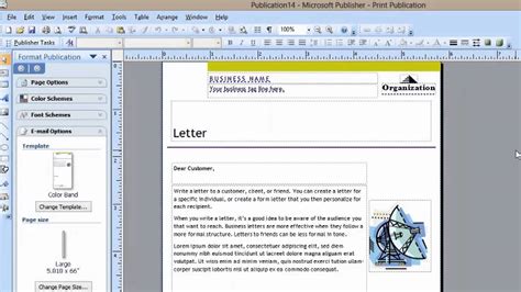 Can I Create An E Newsletter In Microsoft Publisher Microsoft