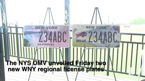 New York State Dmv Unveils New Wny Regional License Plate Redesigned