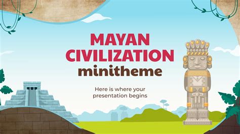 Mayan Civilization Minitheme Google Slides PowerPoint