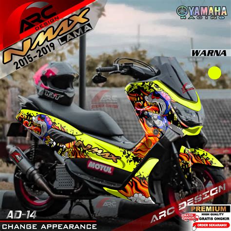 Decal Sticker Yamaha Nmax 155 Old 2015 2016 2017 2018 2019 Full Body