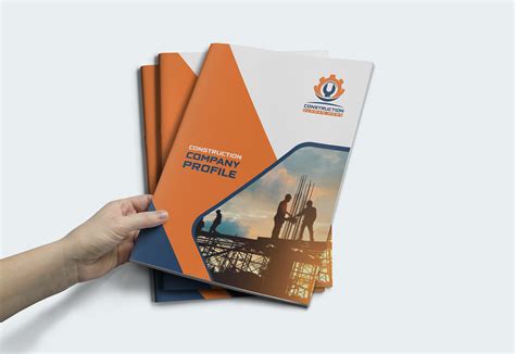 Construction Company proifle design brochure :: Behance